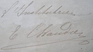 Signature Eugénie Chaudier